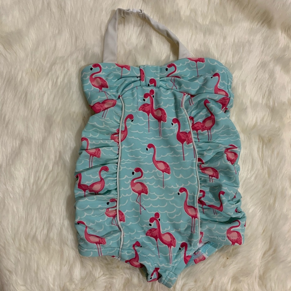 Infant flamingo bathing suit